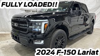 LOADED LARIAT  2024 Ford F150 Lariat Hybrid Review [upl. by Goodrow]