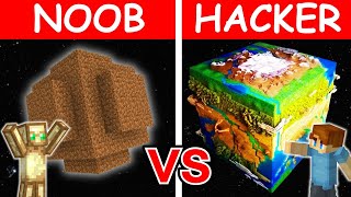 NOOB vs HACKER Jag Fuskade I Ett GIGANTISKT PLANET Build Battle [upl. by Hanley]