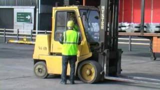 Fork Lift Truck Safety  Pt V  Fork Lift Trucks and Pedestrians [upl. by Haliehs]