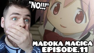 MADOKA SAID YES  Puella Magi MADOKA MAGICA Episode 11  New Anime Fan  REACTION [upl. by Nelehyram923]