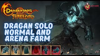 Drakensang Online Dragan Event Dragan Solo Normal and Arena Farm New Player Guide Drakensang [upl. by Okiman]