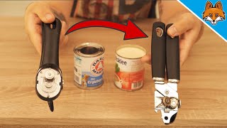 How To Use A Can Opener  Quick and Easy Tutorial [upl. by Yllor]