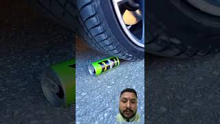 Crushing of crunchy and soft things by car tyre 🛞 asmr crunchy softball shorts offroadtyres [upl. by Gerdy]