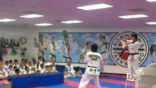 Shin Sung University Demo At Robinsons Taekwondo Tourmanent [upl. by Enoitna]