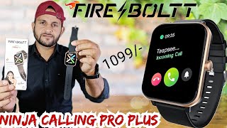 fire boltt ninja calling pro plus smartwatch unboxing  call testing  review  waterproof Testing [upl. by Langley]