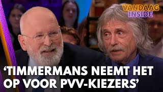 Johan ziet pijnlijk interview Frans Timmermans Hij neemt het nu op voor PVVkiezers [upl. by Wiedmann627]