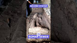 Archaeologists Find Second Statue in Ancient Roman Sewer ancienthistory archaeology art [upl. by Neely]