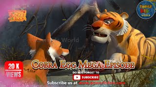 Cobra Egg Mega Episode  Cartoon series  Jungle book 2 story  MyChannelu8i [upl. by Hgieliak396]