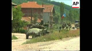 KOSOVO YUGOSLAV ARMY MOVING OUT OF PROVINCE [upl. by Wiersma]