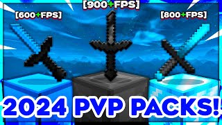 TOP 5 MCPE PVP TEXTURE PACKS FOR 2024  121 FPS BOOST Minecraft Bedrock [upl. by Eybba]