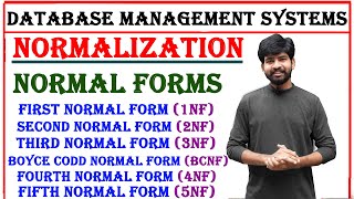 normalization in dbms  normal forms  1nf 2nf 3nf bcnf 4nf 5nf normal forms with examples [upl. by Odnavres]