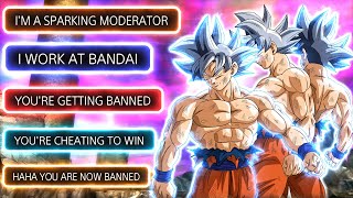 He Said Hes A Bandai Moderator For Sparking Zero So I Used MUI Goku He Then Said I Cheated To Win [upl. by Baer471]