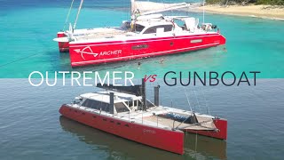 Gunboat vs Outremer Catamaran Battle [upl. by Ailen]