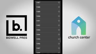 How to Create a Household  Church Center App [upl. by Ahtram]