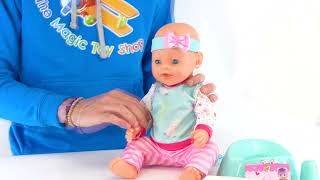 Interactive Baby Doll Playset  BiBi Doll [upl. by Cort]