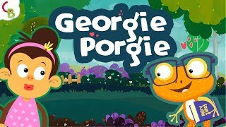 Georgie Porgie Pudding and Pie  Nursery Rhymes for Children  Kids and Baby Songs by Cuddle Berries [upl. by Chiang]