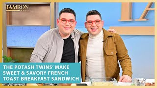 The Potash Twins’ French Toast Breakfast Sandwich Is a Sweet amp Savory Delight [upl. by Yeung]