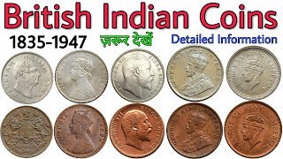 Coins of British India  from East India Company 1835 to British Raj 1947  Hindi documentary [upl. by Terces]