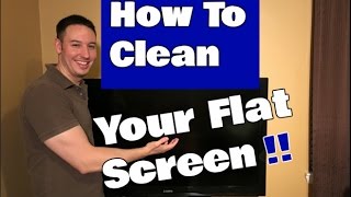 How To Clean a Flat Screen TV  LED LCD Or Plasma [upl. by Zednanref216]