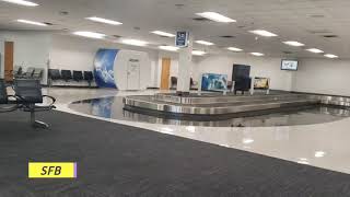 Sanford Airport Baggage Claim amp Ticketing walkthrough [upl. by Formica]