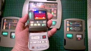 Star Trek Relativity Tricorder with 3 Built Padds running [upl. by Lemmueu]