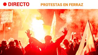 PROTESTAS CONCENTRACIONES cerca de la SEDE del PSOE tras la INVESTIDURA de SÁNCHEZ [upl. by Kaylil499]