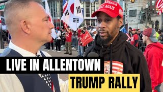 Alec Lace LIVE at the Allentown PA Trump Rally  Part 2 [upl. by Libna]