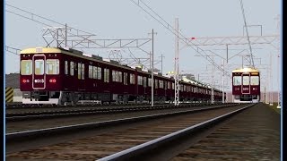 【Railsim2】 阪急電鉄6000系電車 [upl. by Ainivad]