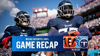 Titans get BIG WIN as Bengals continue to struggle  Game Recap  CBS Sports [upl. by Ajram]