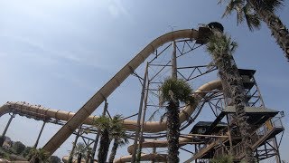 TALLEST WATERSLIDE IN EUROPE  Captain Spacemaker  Aqualandia Jesolo [upl. by Eiznyl]