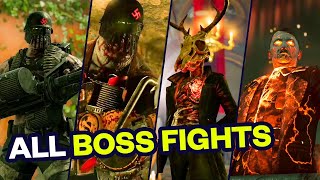 Zombie Army 4 Dead War  All Boss Fights No Damage Solo Hard [upl. by Inness554]