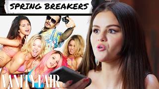 Selena Gomez Rewatches Wizards of Waverly Place Spring Breakers amp More  Vanity Fair [upl. by Anowahs]