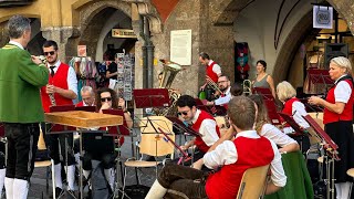 Traditional Tyrolean music band  Innsbruck Austria 🇦🇹 [upl. by Harvison]