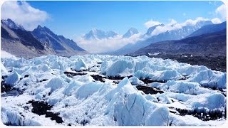 Drone Follows Expedition Over Himalaya Everest [upl. by Ayotahs]