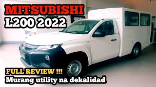 NEW MITSUBISHI L200 2022 FB BODY DUAL AC FULL REVIEW [upl. by Us]