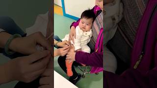 Cutebaby 🧚 Baby Injection Push Vedio 😱 baby foryou cute injection shorts [upl. by Torie]