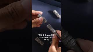 Titanium hoop titanium alloy zirconium alloy fun toys black goku fegveedc decompression artifact [upl. by Ailicec108]