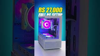 Rs 27000 Full setup PC Build  Under 27000 Gaming PC with Monitor  25000 Full PC Build in 2024 [upl. by Obadiah273]