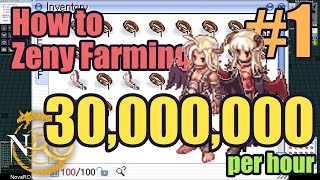 NovaRO How to Zeny Farming  1  Geffenia 30mh [upl. by Eseekram]