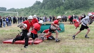 20140625  Gminne Zawody SportowoPożarnicze w Grabowcu [upl. by Aramahs642]