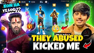 ANGRY YOUTUBER PRANK ON CUTE GF BF STREAMER😱 THEY KICK ME FROM GROUP😬  FREE FIRE [upl. by Nuawad443]