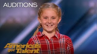 Lily Wilker 11YearOld Animal Impressionist Delights The Judges  Americas Got Talent 2018 [upl. by Alios444]