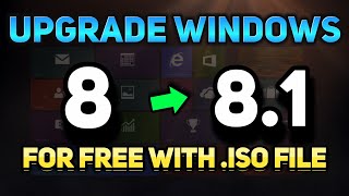 How to Upgrade Windows 8 to Windows 81 Without Losing Data Tutorial [upl. by Keely]