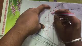 Construction of parabola eccentricity method tamil [upl. by Garling]