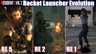 Rocket Launcher Evolution in Resident Evil [upl. by Alyda]