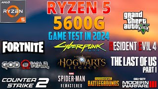 Ryzen 5 5600G Vega 7 Gaming Test  15 Games at 900p in 2024  Can It Handle Modern Gaming [upl. by Lairret]