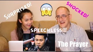 Marcelito Pomoy Sings quotThe Prayerquot  REACTION [upl. by Ailaroc675]