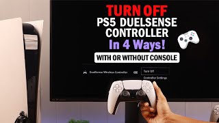 How to Turn Off PS5 Controller Without Console [upl. by Fabrianna]