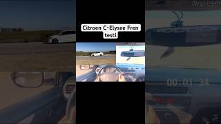 CİTROEN CELYSEE’NİN FRENLERİ NASIL  inceleme automobile citroen test [upl. by Lakim728]