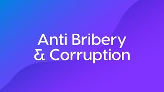 Anti Bribery and Corruption Course Trailer [upl. by Neerehs]